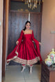 Prachi's' RED Havy Vichitra Royal Elegant Suit Set