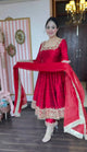 Prachi's' RED Havy Vichitra Royal Elegant Suit Set