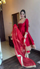 Prachi's' RED Havy Vichitra Royal Elegant Suit Set