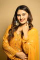 PREMIUM*READYMADE*ANARKALI*SUIT*SET  masterd yellow 115